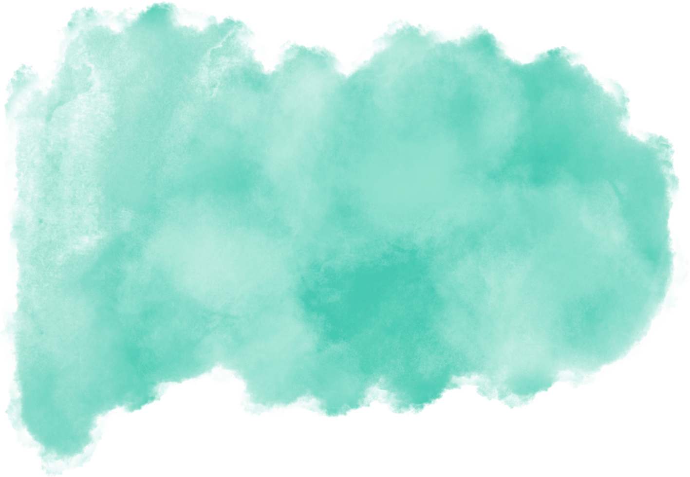 Aqua watercolor splash and brush stroke for decoration. png