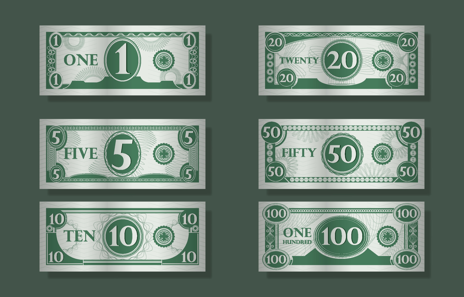 Monopoly Paper Money Template 10883623 Vector Art At Vecteezy