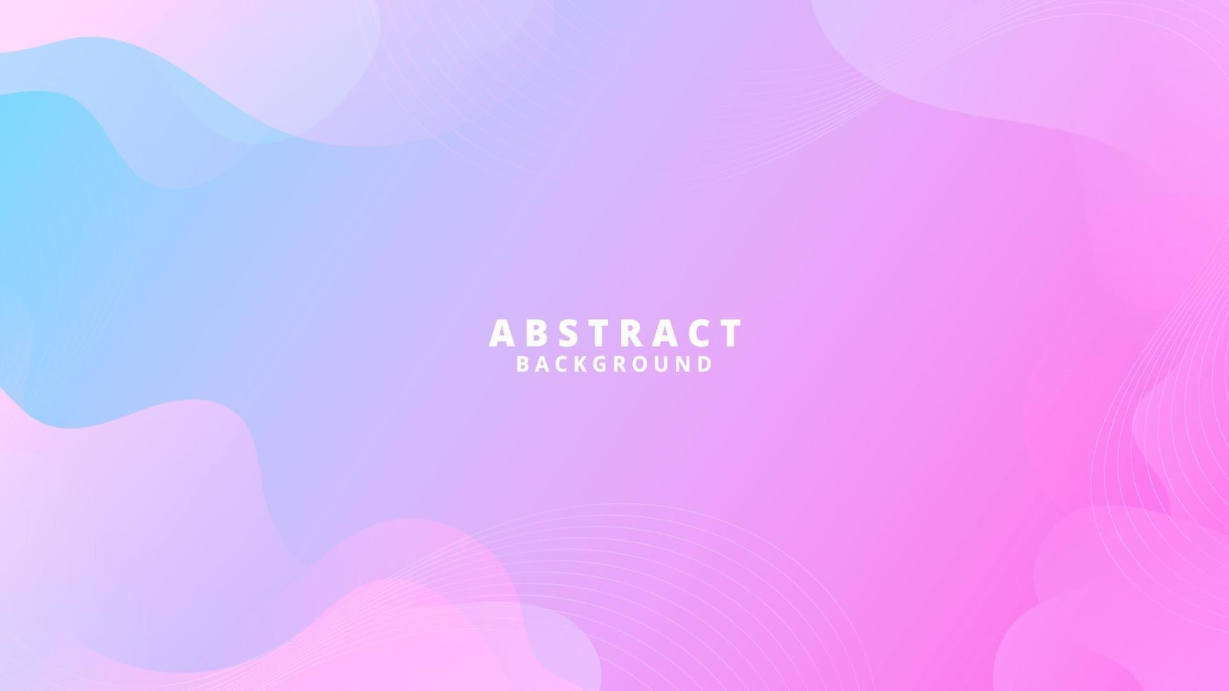 Abstract Pink Fluid Wave Background vector