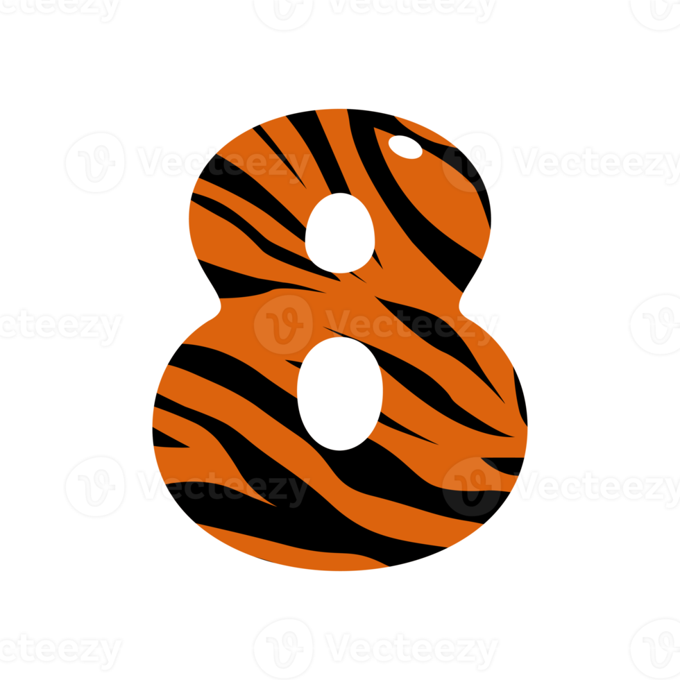 zebra prints alphabets and number png