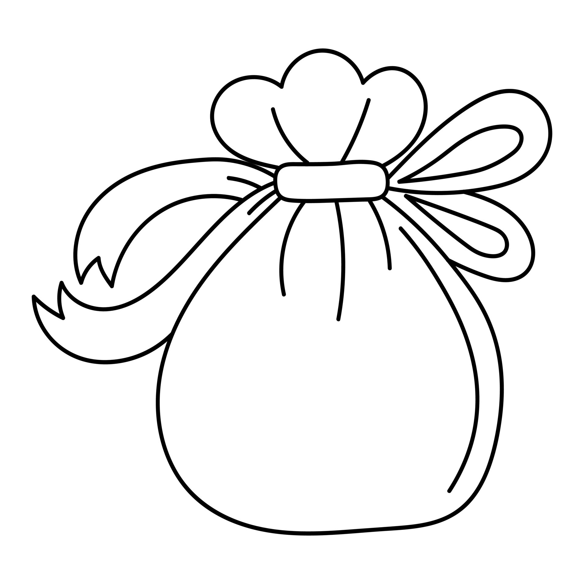 Christmas Bag With Gifts From Santa Claus 10884146 Vector Art At Vecteezy