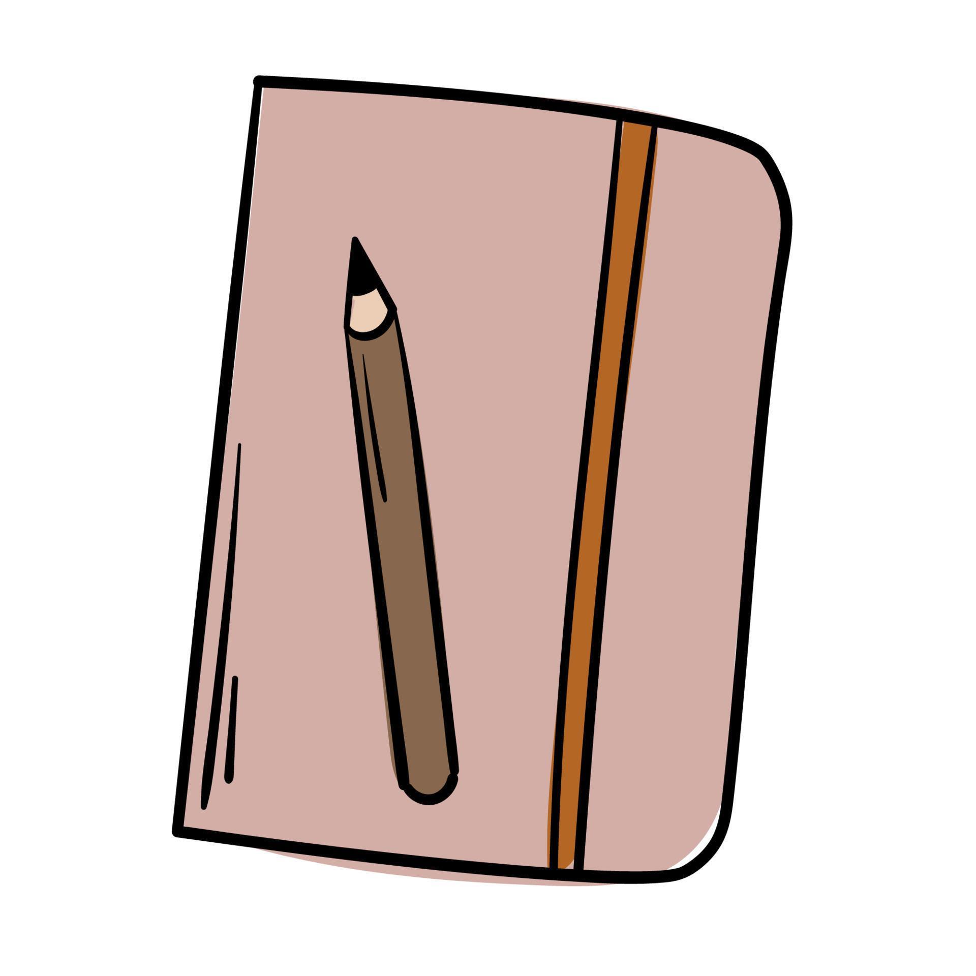 Doodle notepad sticker for notes 10884336 Vector Art at Vecteezy