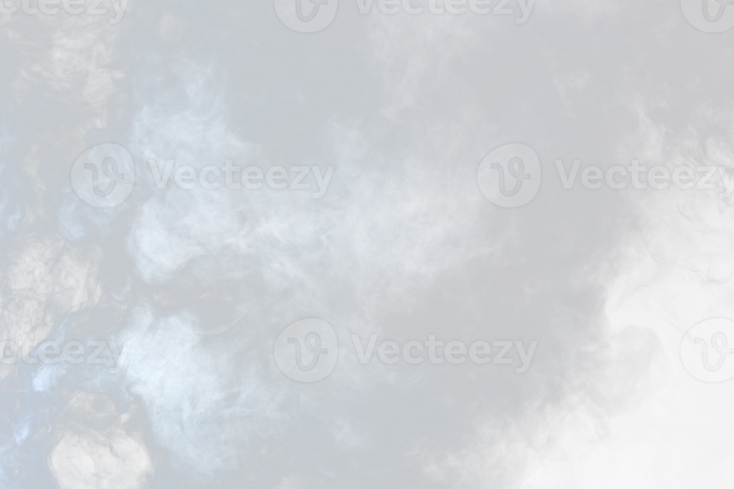 Dense Fluffy Puffs of White Smoke and Fog on transparent png Background, Abstract Smoke Clouds, Movement Blurred out of focus. Smoking blows from machine dry ice fly fluttering in Air, effect texture