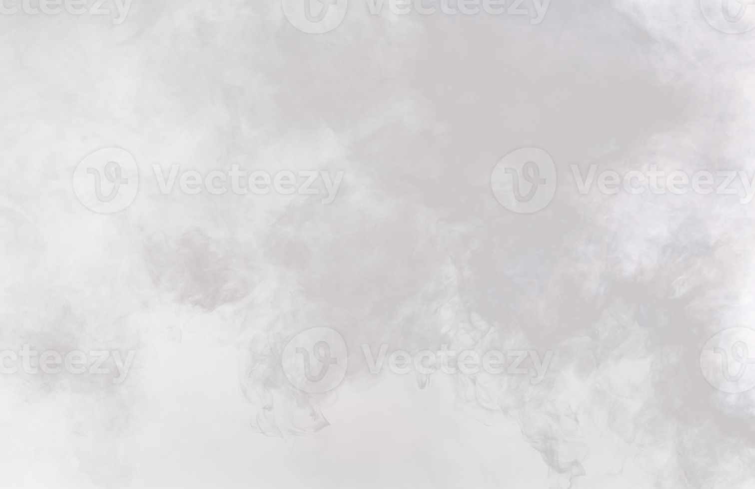 bocanadas densas y esponjosas de humo blanco y niebla sobre fondo png transparente, nubes de humo abstractas, movimiento borroso fuera de foco. golpes de humo de la máquina mosca de hielo seco revoloteando en el aire, textura de efecto