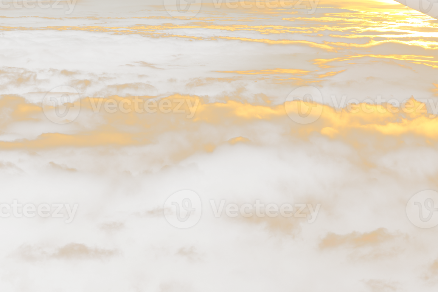 nuage dans l'atmosphère du ciel depuis l'avion, par les fenêtres se trouve le ciel de cumulus cloudscape et le ciel sous le soleil. vue d'en haut le nuage est magnifique avec un fond abstrait climat météo à haut niveau png