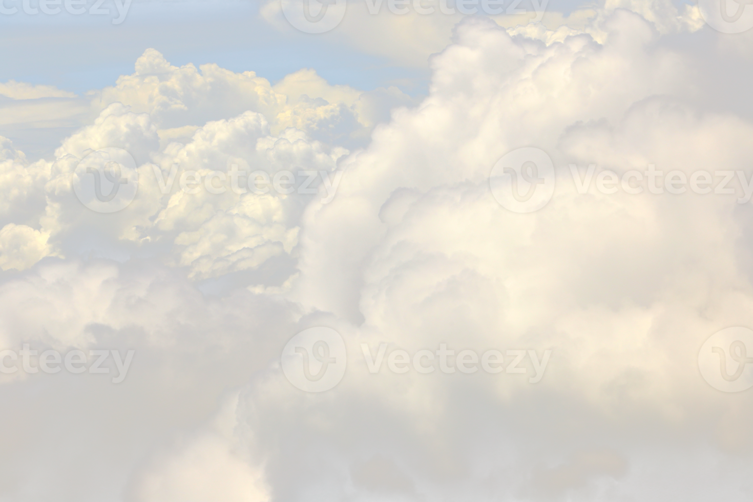 Cloud in sky atmosphere from airplane, out of windows is cloudscape cumulus heaven and sky under Sun. View from above cloud is beautiful with abstract background climate weather at high level png