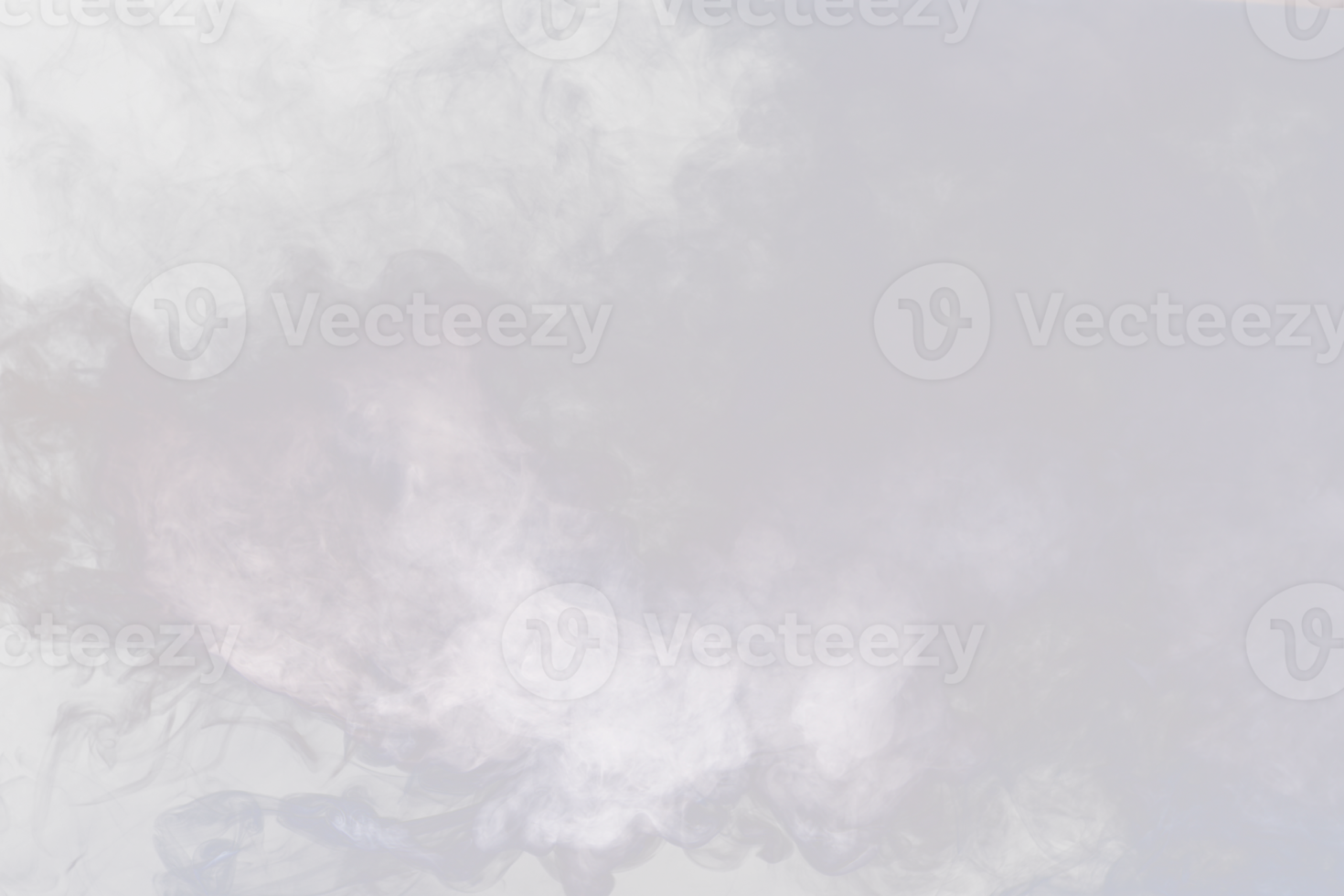 Dense Fluffy Puffs of White Smoke and Fog on transparent png Background, Abstract Smoke Clouds, Movement Blurred out of focus. Smoking blows from machine dry ice fly fluttering in Air, effect texture