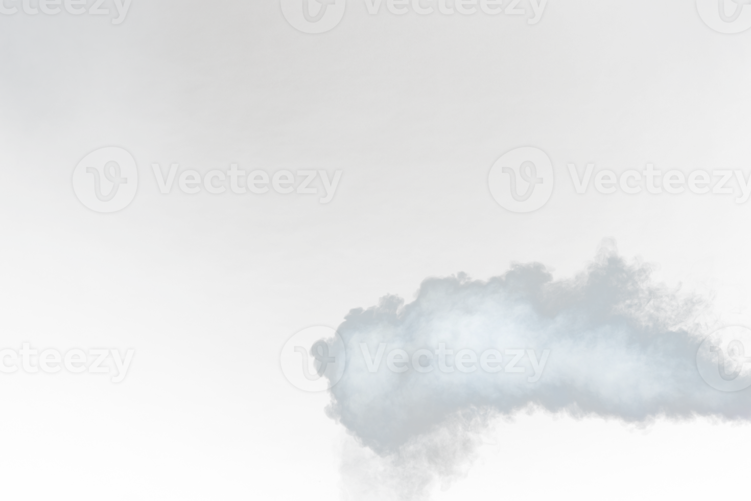 Dense Fluffy Puffs of White Smoke and Fog on transparent png Background, Abstract Smoke Clouds, Movement Blurred out of focus. Smoking blows from machine dry ice fly fluttering in Air, effect texture