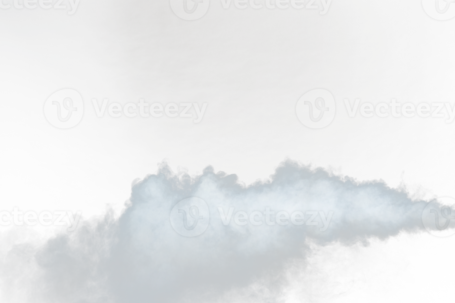 Dense Fluffy Puffs of White Smoke and Fog on transparent png Background, Abstract Smoke Clouds, Movement Blurred out of focus. Smoking blows from machine dry ice fly fluttering in Air, effect texture