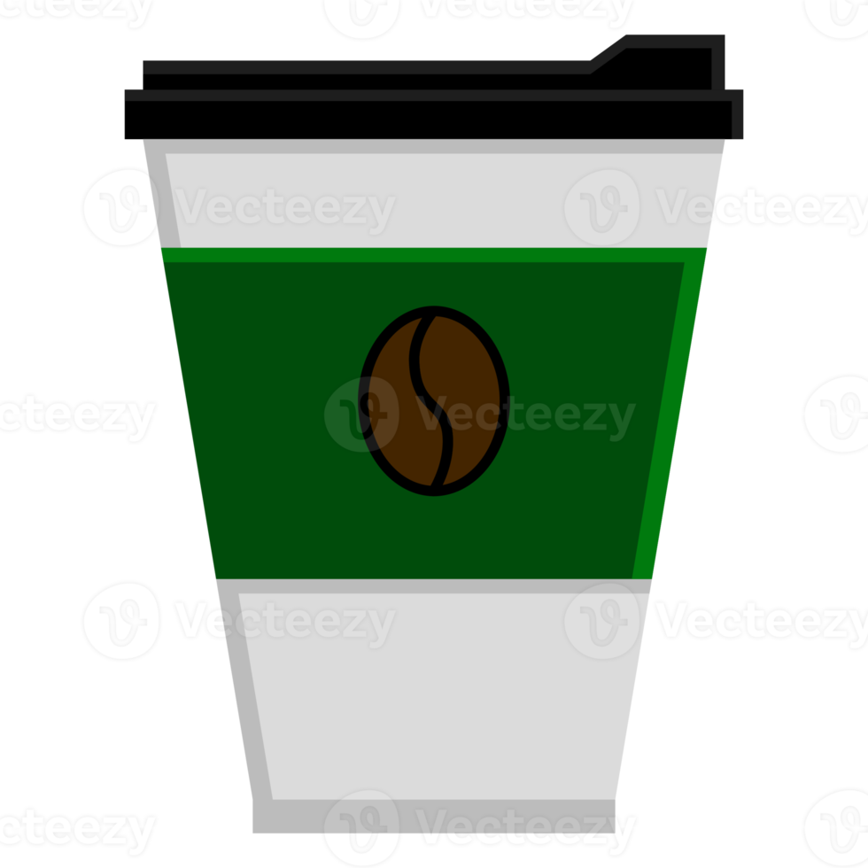 coffee cup flat design png