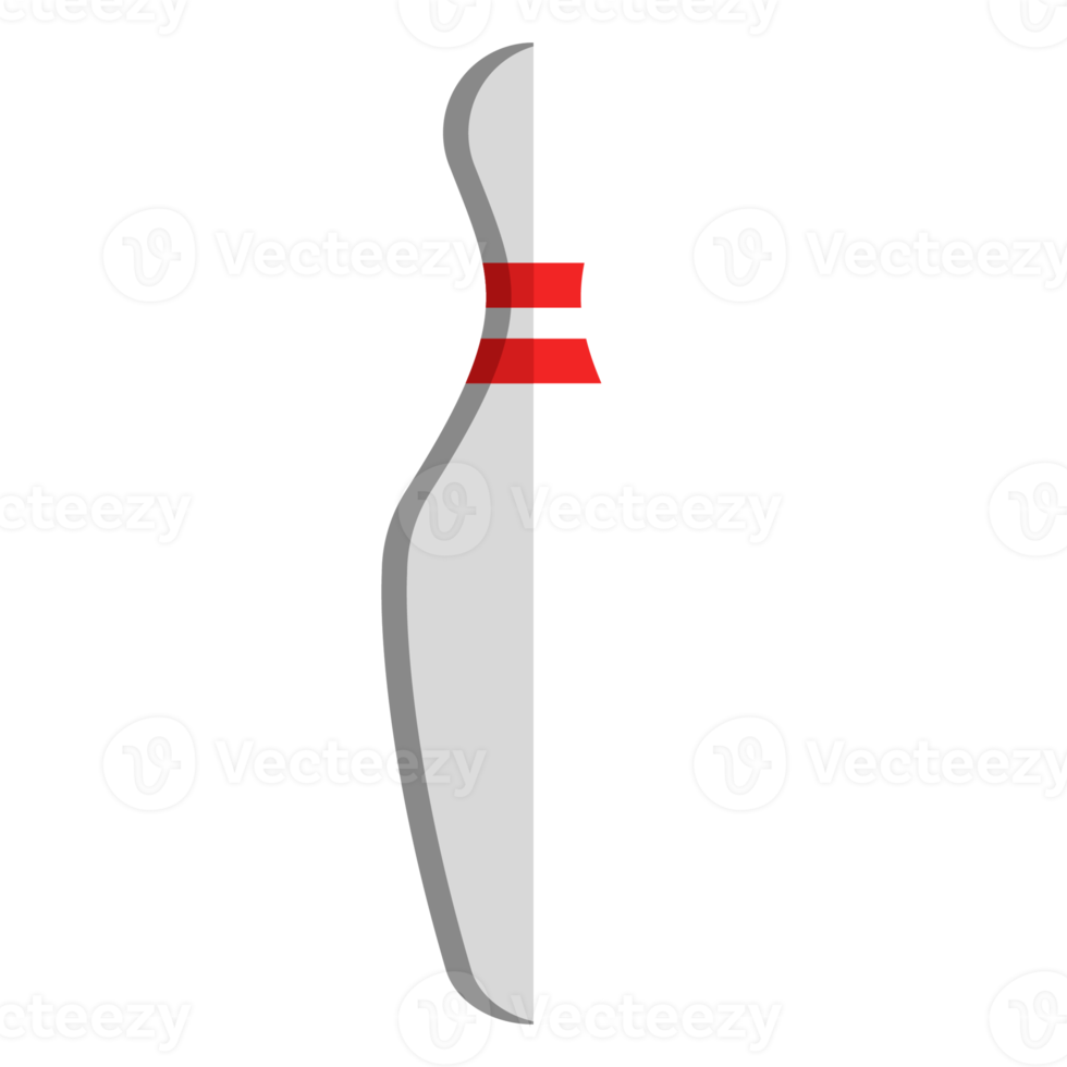 bowling pin tekenfilm vlak icoon png