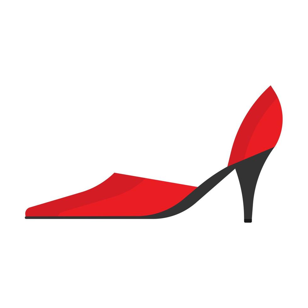 zapatos de corte aislado símbolo azul logotipo femenino vector icono vista lateral. mujer moda bota ilustración plana elegante