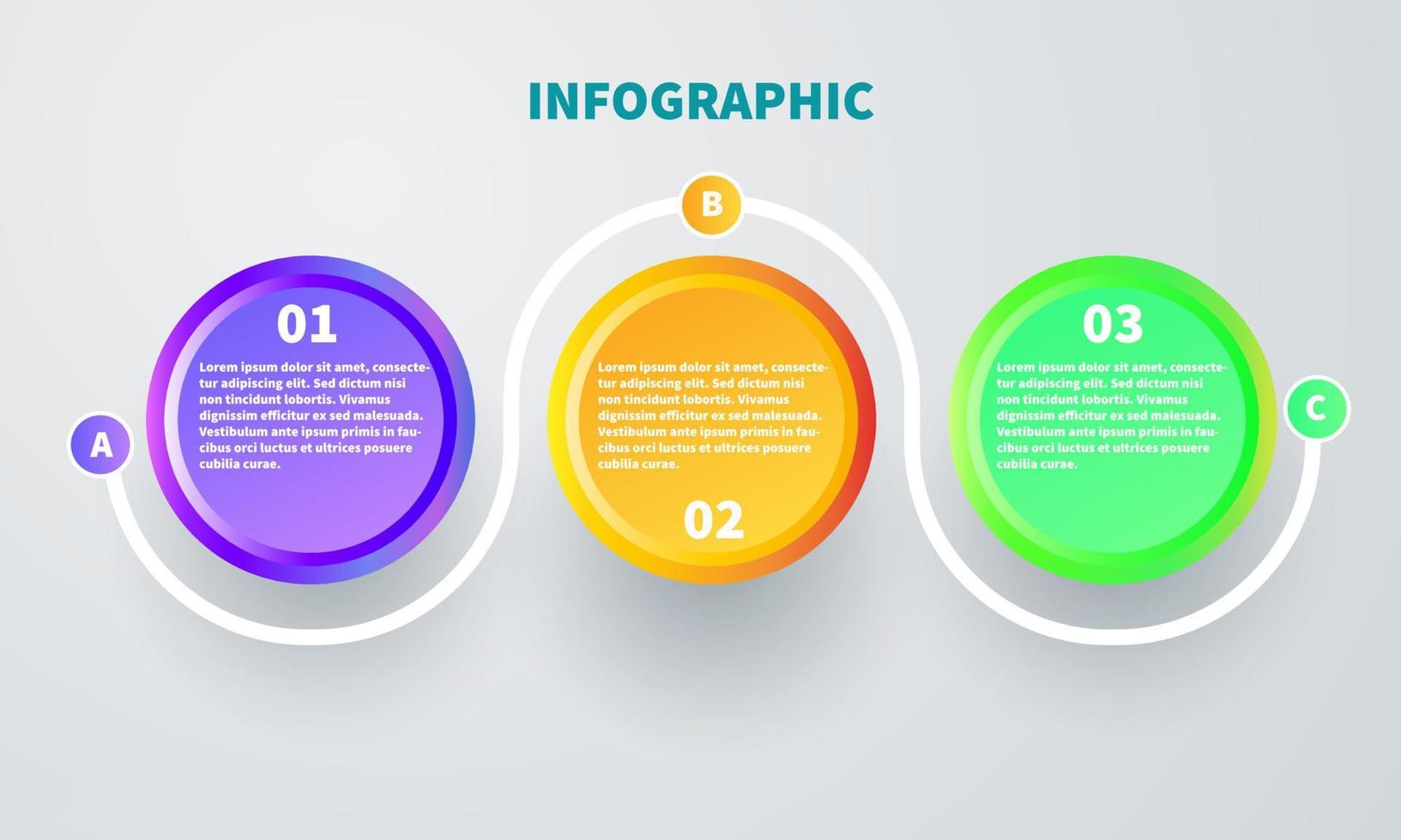 Colorful agile infographic elements for business. Circular infographics vector illustration. Marketing datum chart