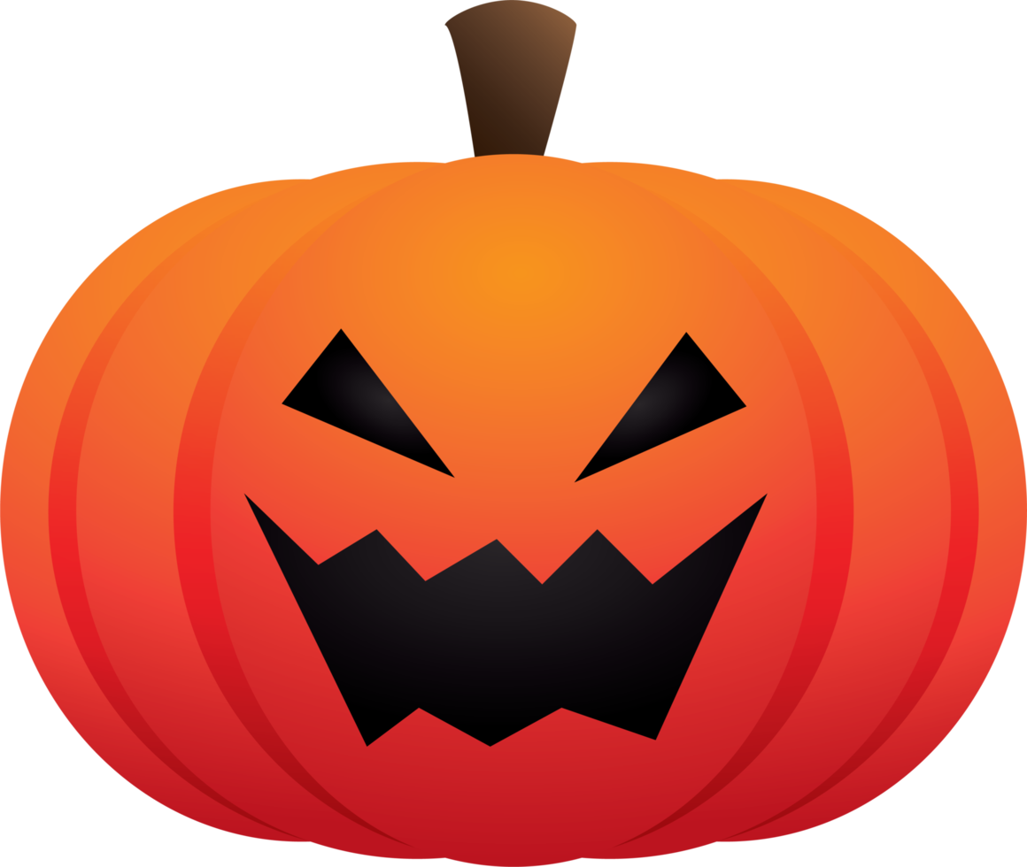 Élément graphique de citrouille d'halloween png