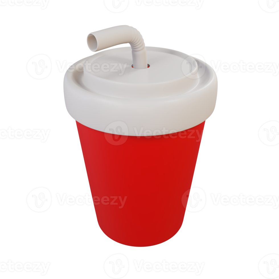 fast food 3d rendering illustration png