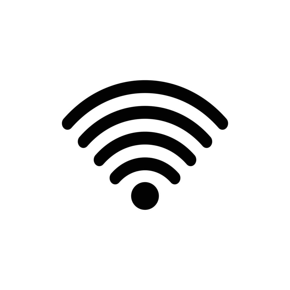 WIFI icon, WIFI icon vector, in trendy flat style isolated on white background. vector