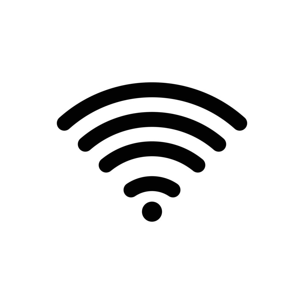 icono de wifi, vector de icono de wifi, en un moderno estilo plano aislado en fondo blanco. imagen del icono wifi, ilustración del icono wifi