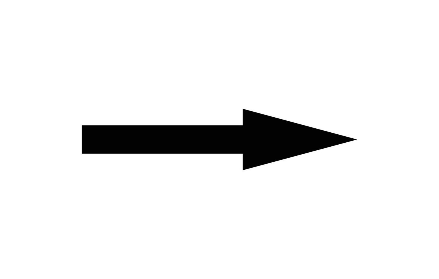 Arrow Icon in trendy flat style isolated on white background. Arrow symbol for your web site design, logo, app, UI. Vector illustration