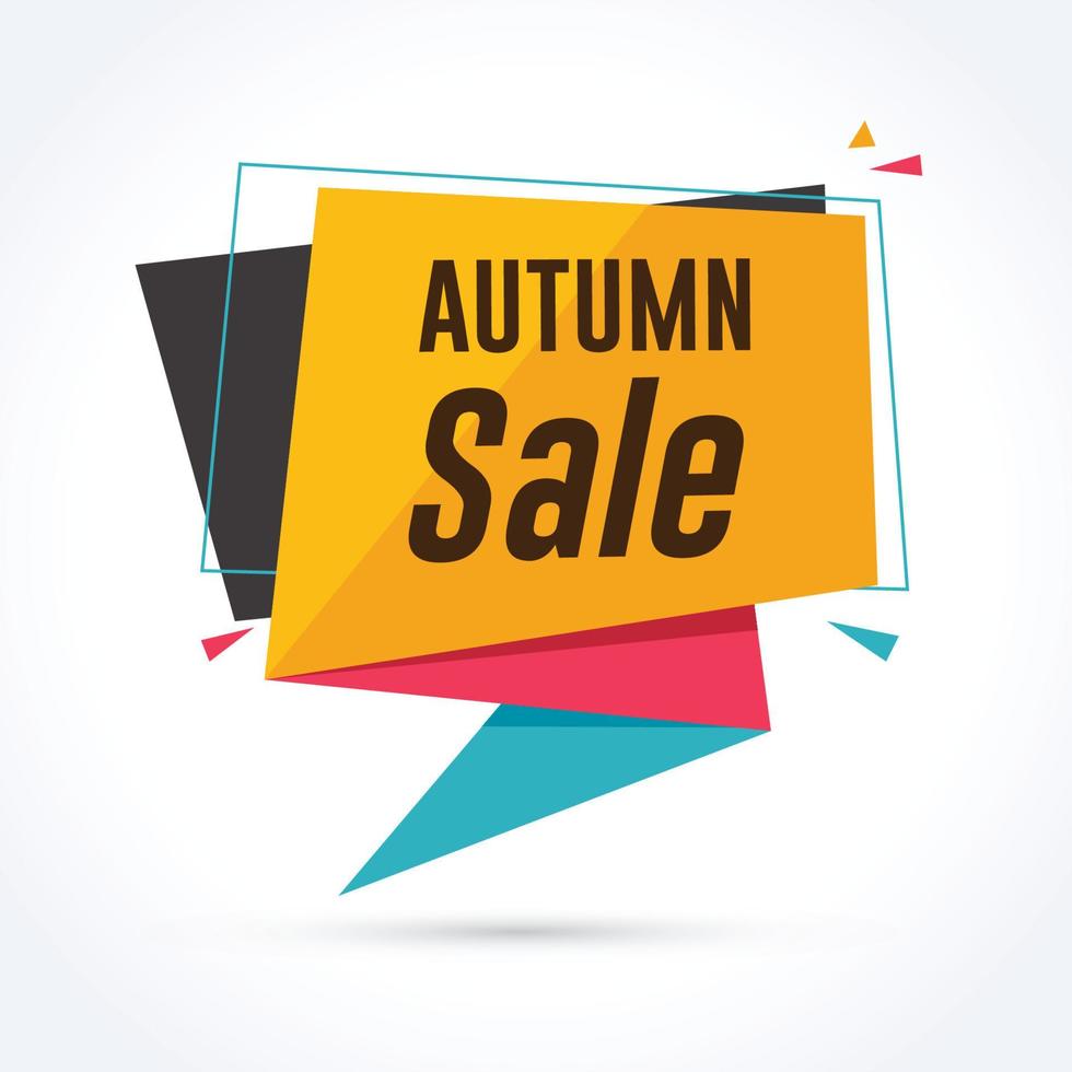 Autumn Sale Banner vector