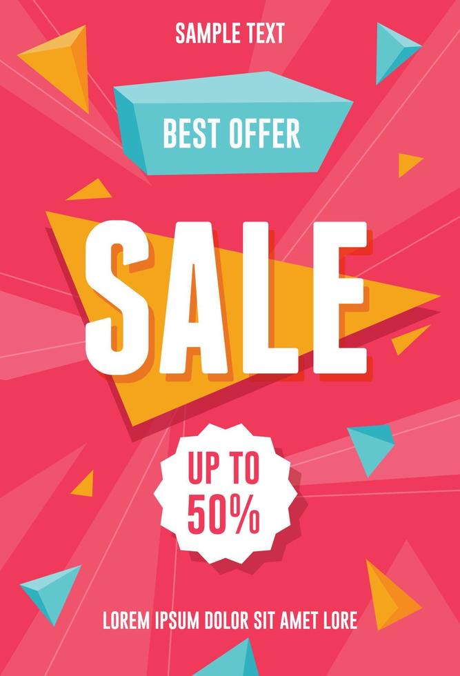 Best Offer Sale Promotion vector