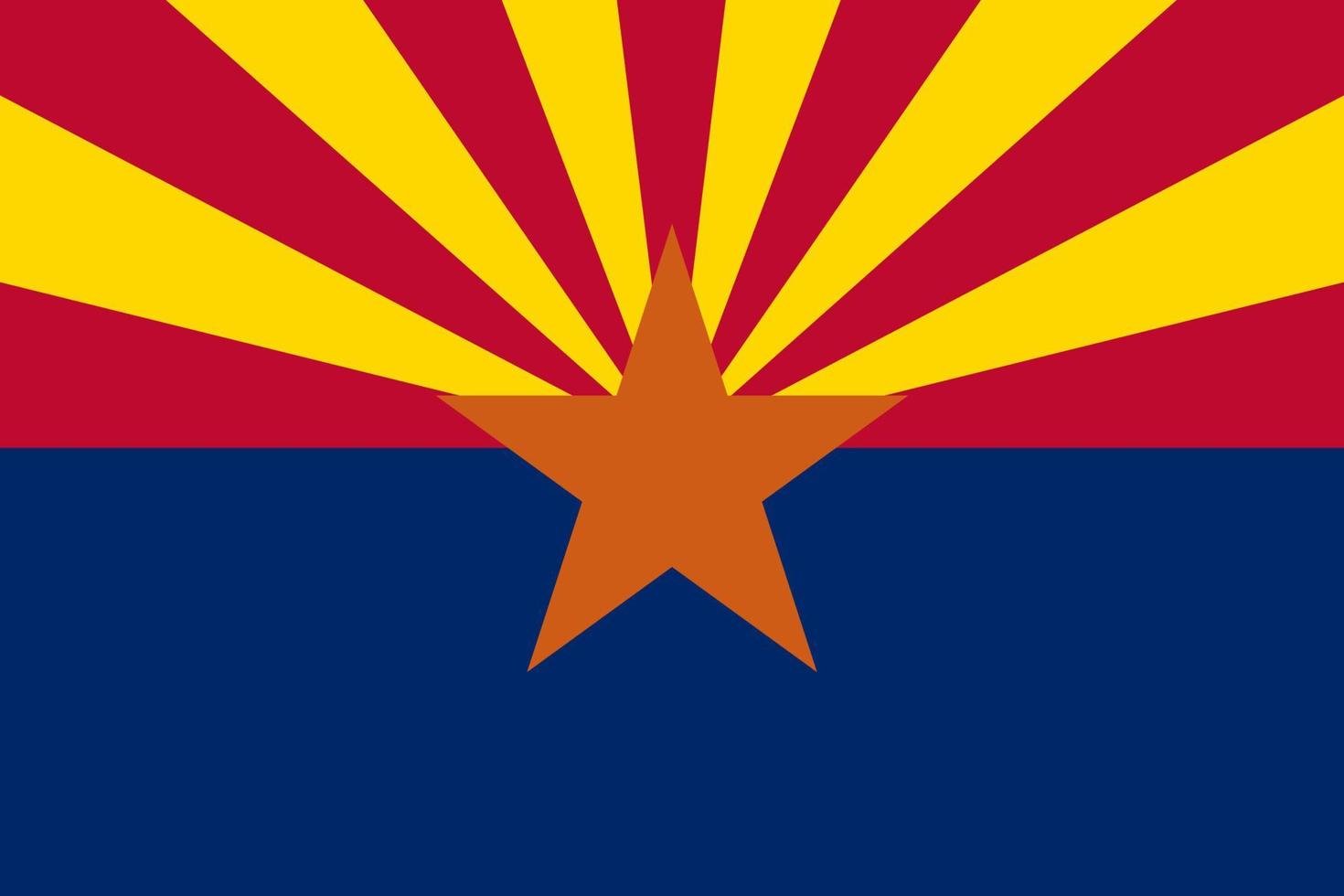 Flag Arizona vector illustration symbol national country icon. Freedom nation flag Arizona independence patriotism celebration design government international official symbolic object culture