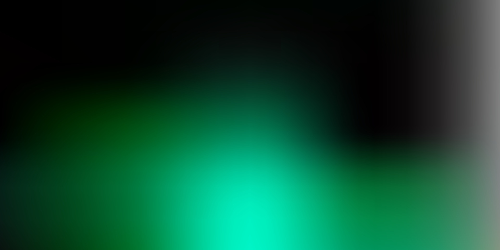 Dark Green Ombre Background