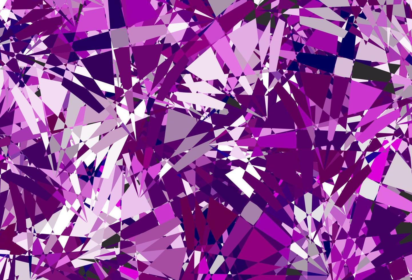 Dark Purple vector template with triangle shapes.