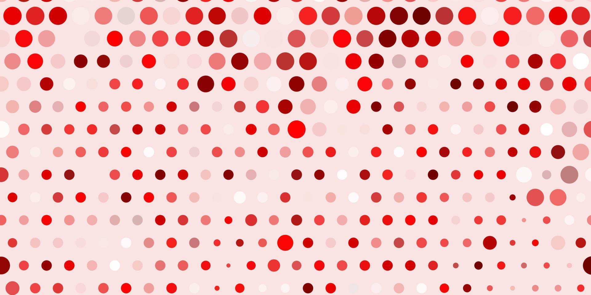 Light red vector texture with disks.