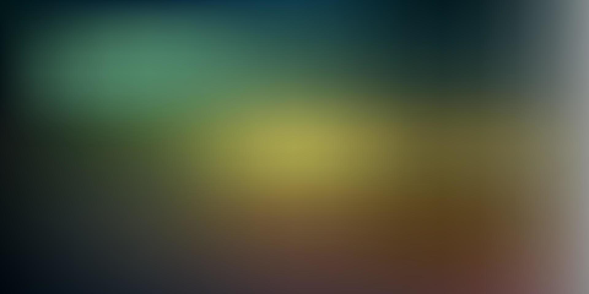 Dark blue, yellow vector gradient blur background.