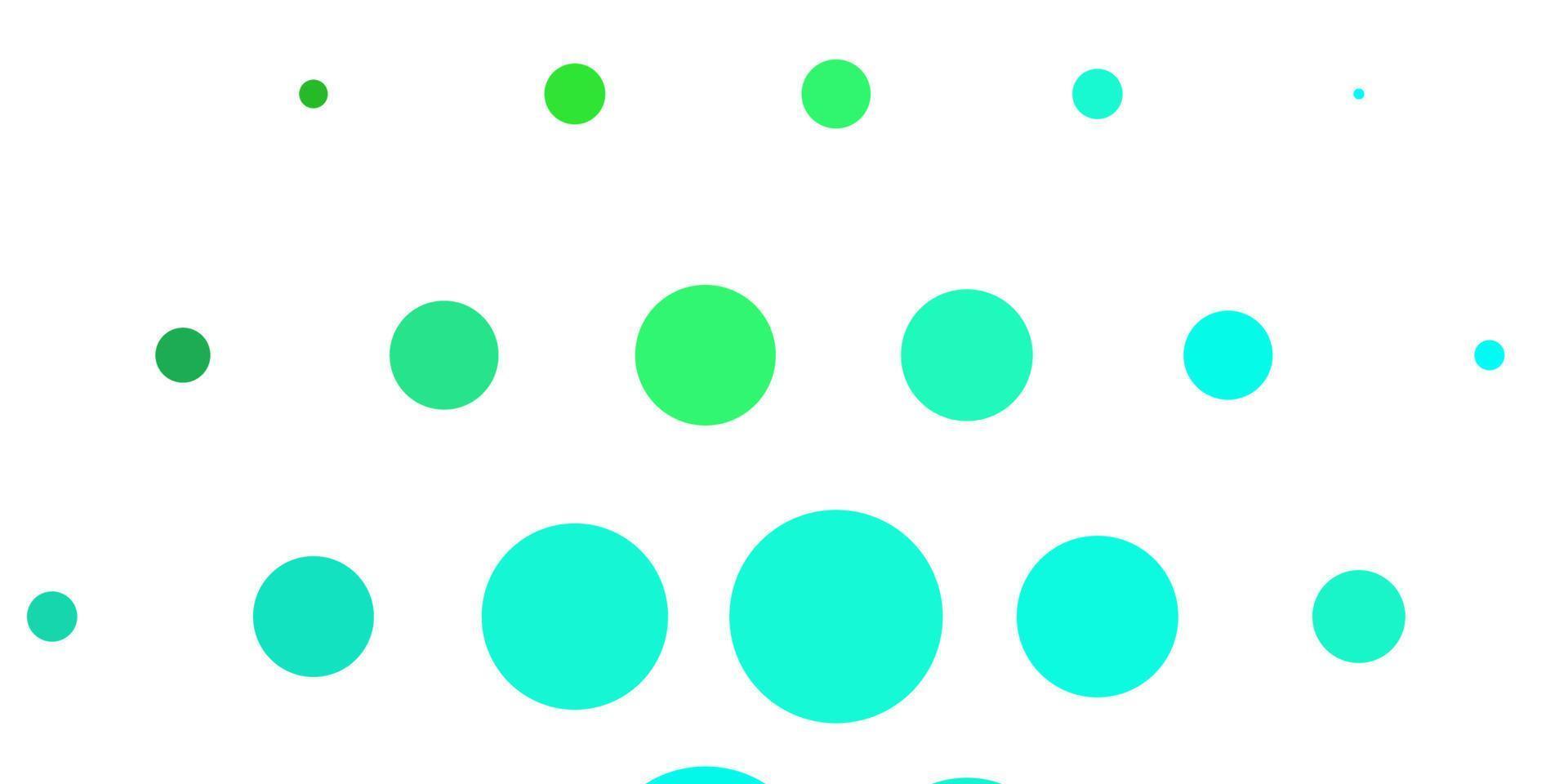 Light Green vector layout with circle shapes.