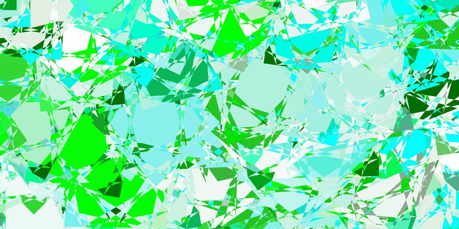 Light Blue, Green vector template with triangle shapes.