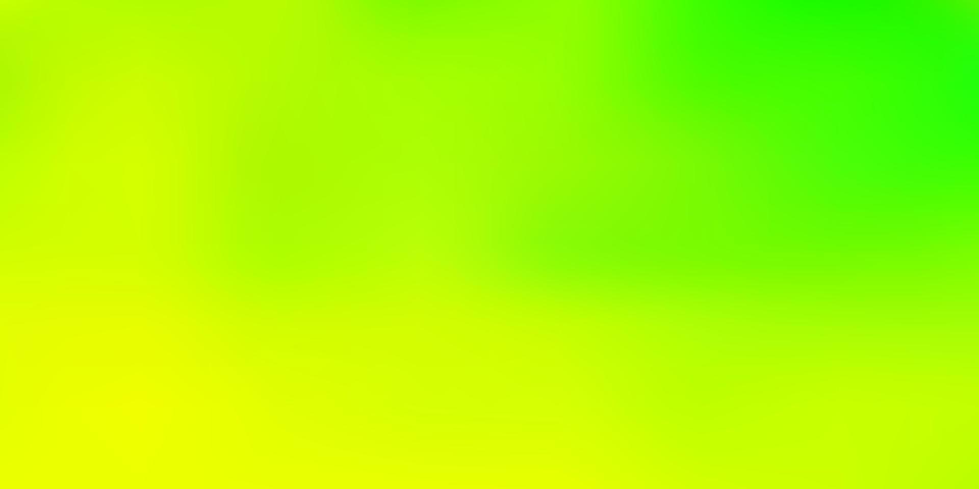 Light green, yellow vector gradient blur pattern.