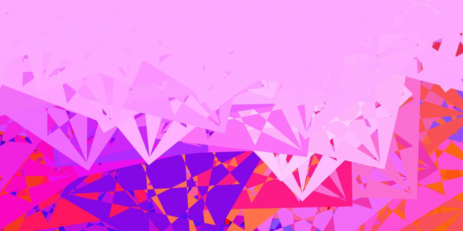 Dark Blue, Red vector background with polygonal forms.