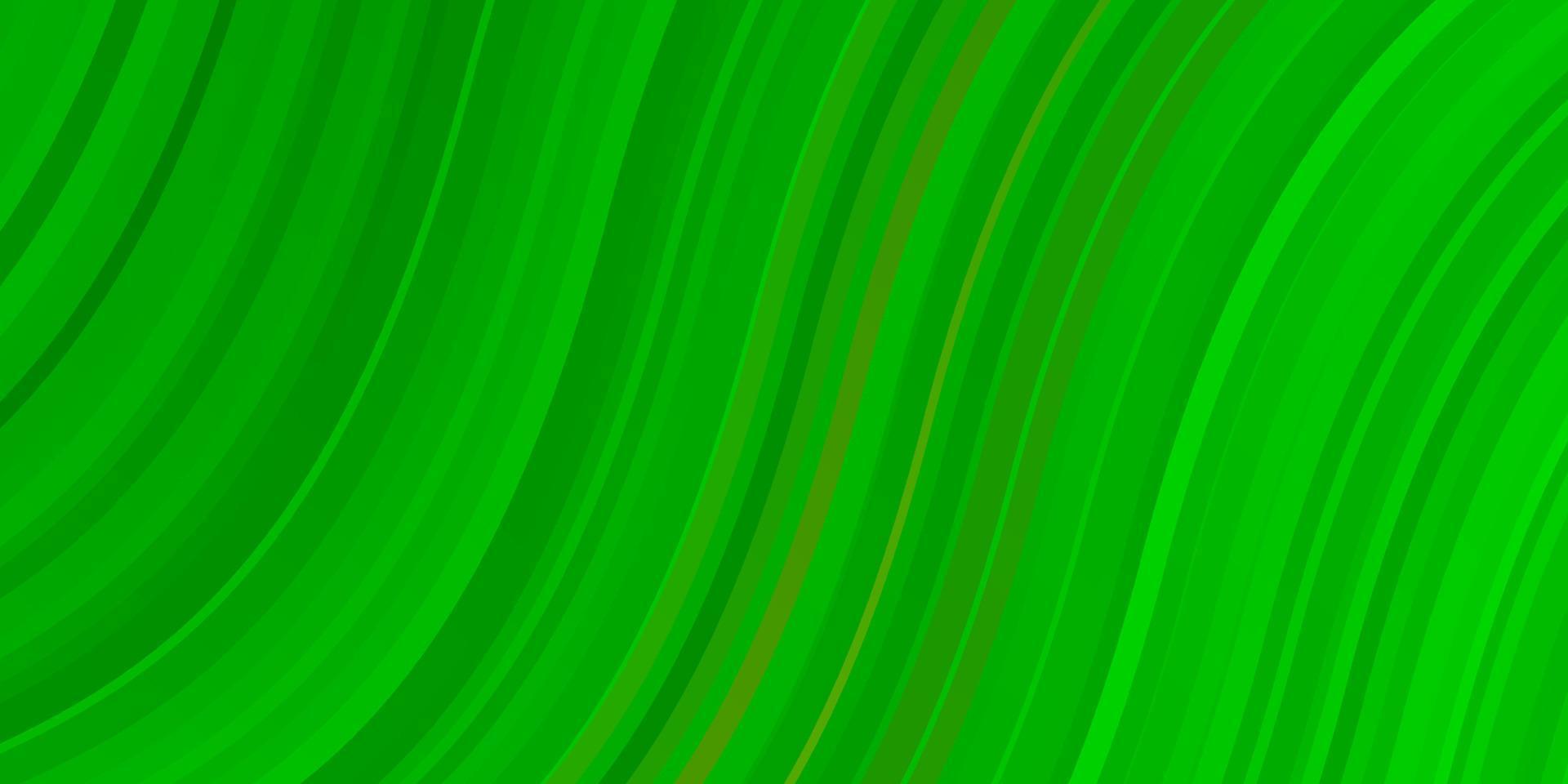 textura de vector verde claro, amarillo con arco circular.