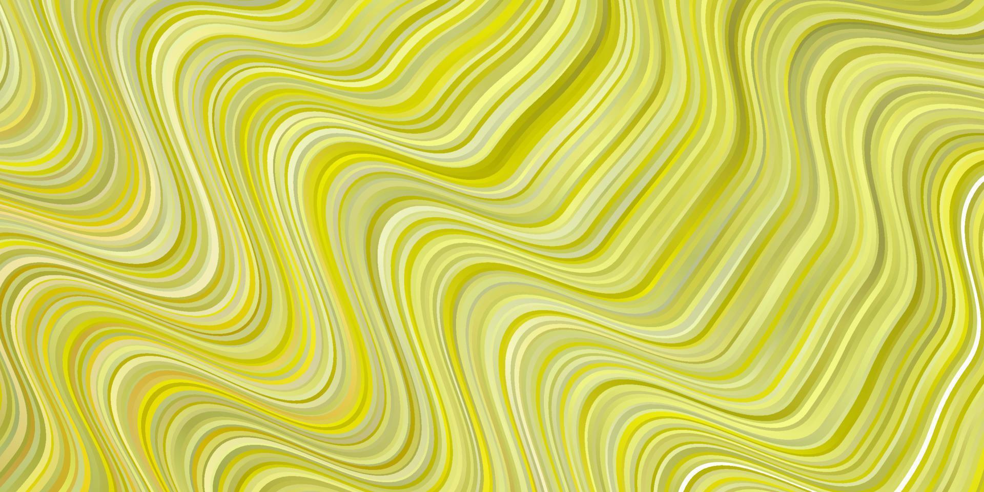 Light Green, Yellow vector texture with wry lines.