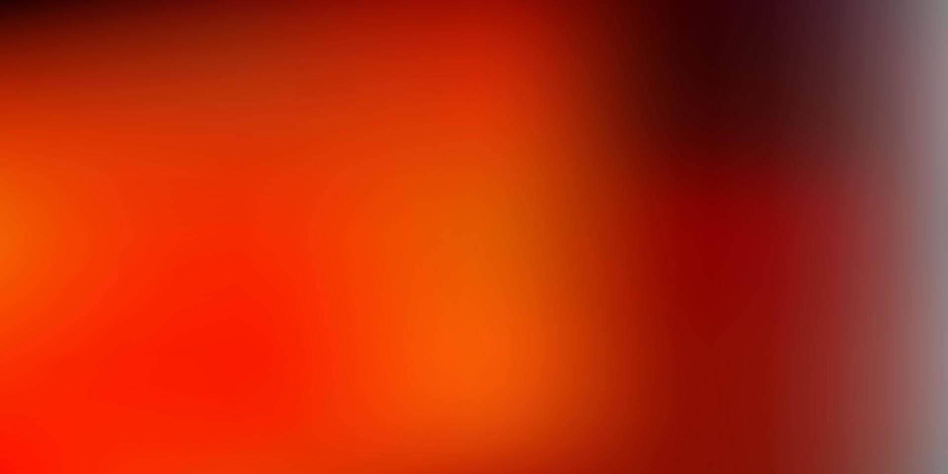 Dark orange vector gradient blur backdrop.
