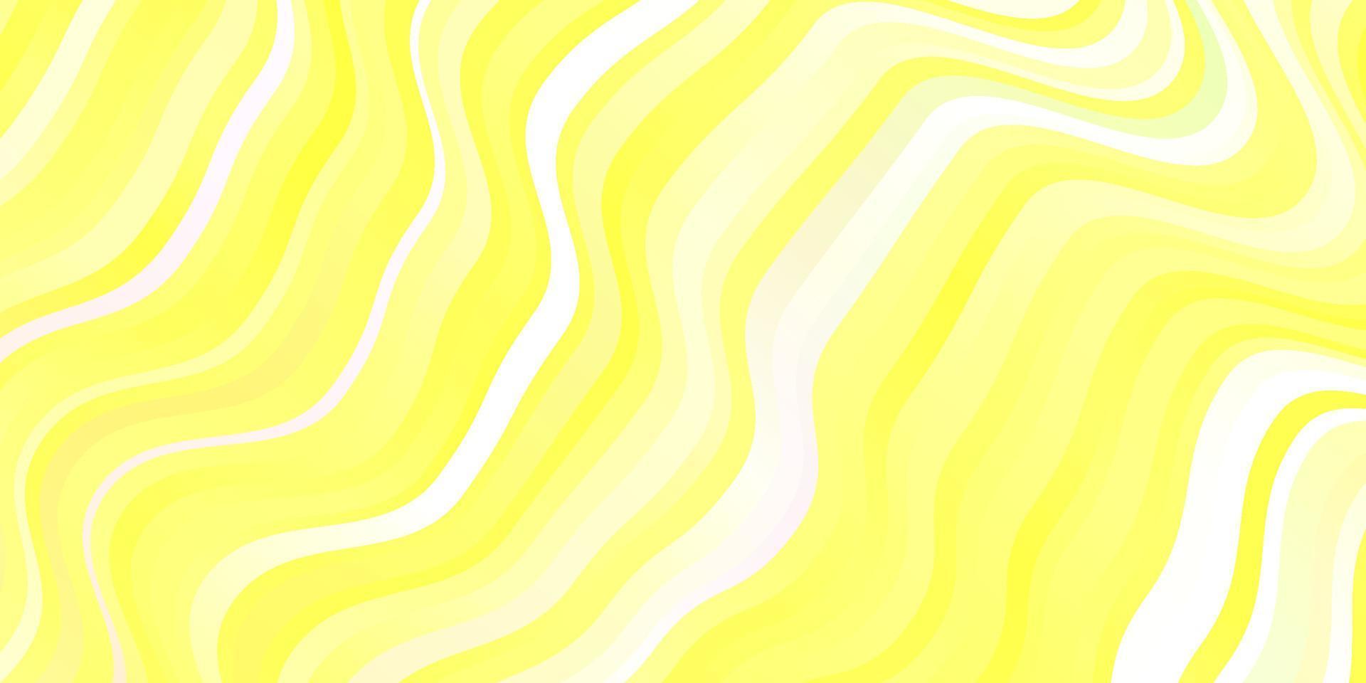 Light Green, Yellow vector pattern with wry lines.