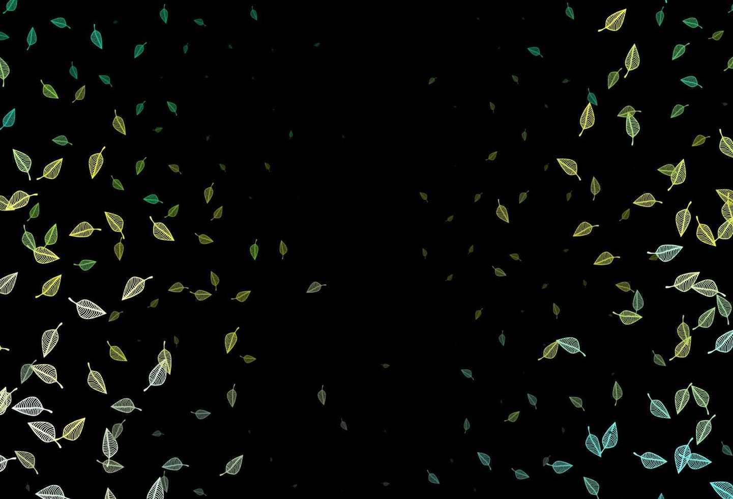 Dark Green, Yellow vector hand painted template.
