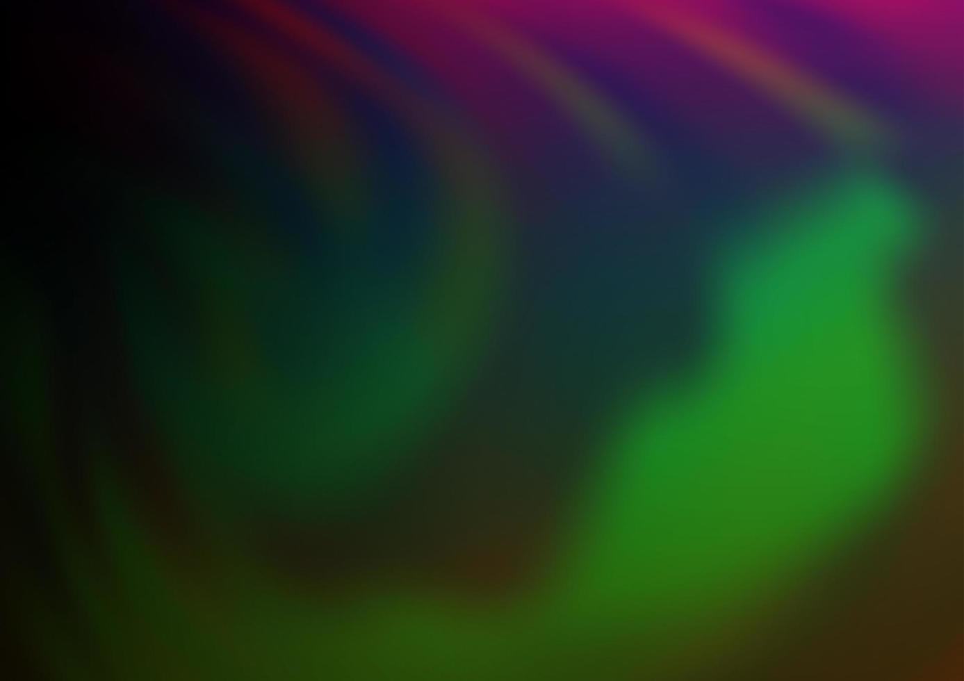 Dark Multicolor, Rainbow vector abstract blurred template.