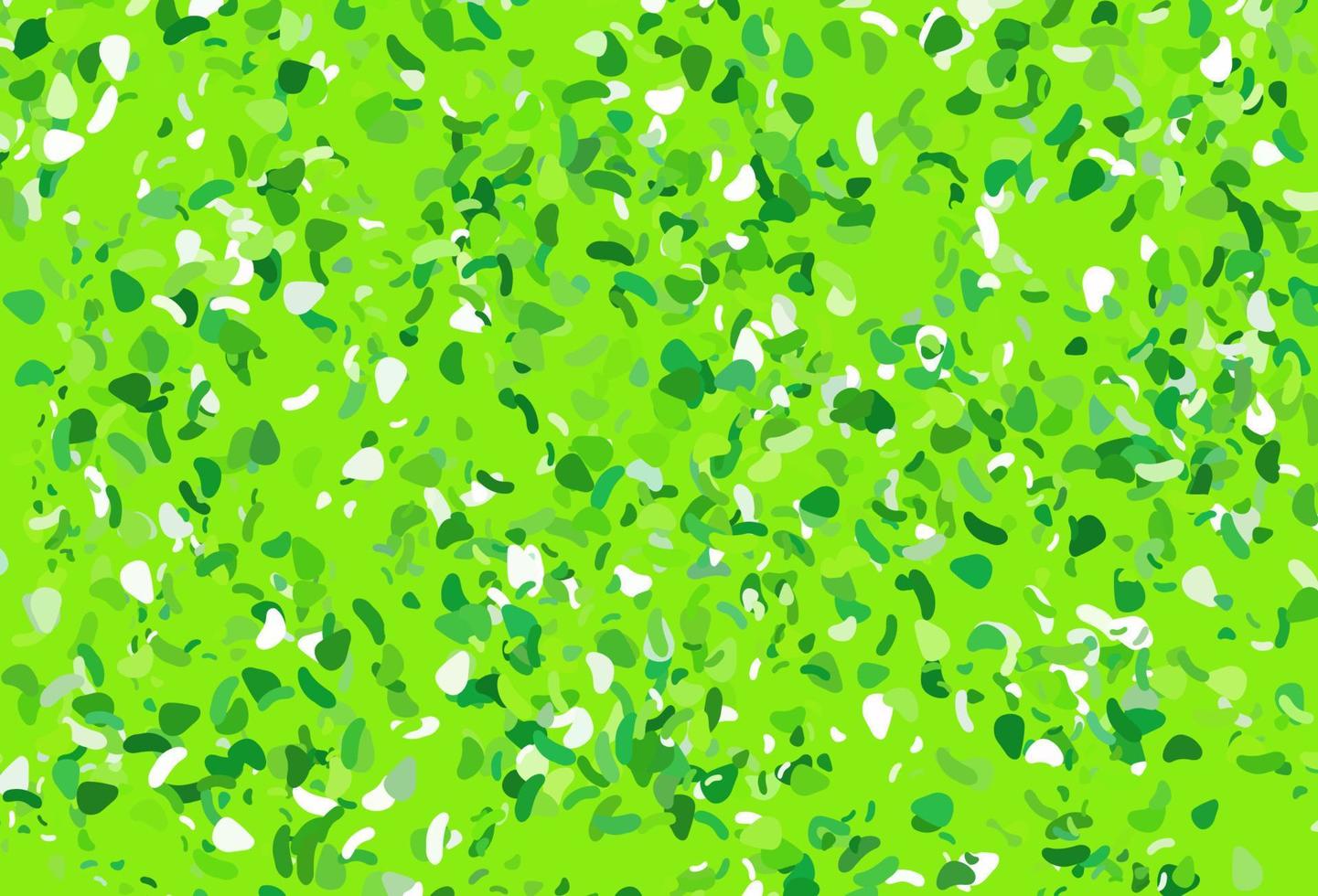 Light green vector background with abstract forms.