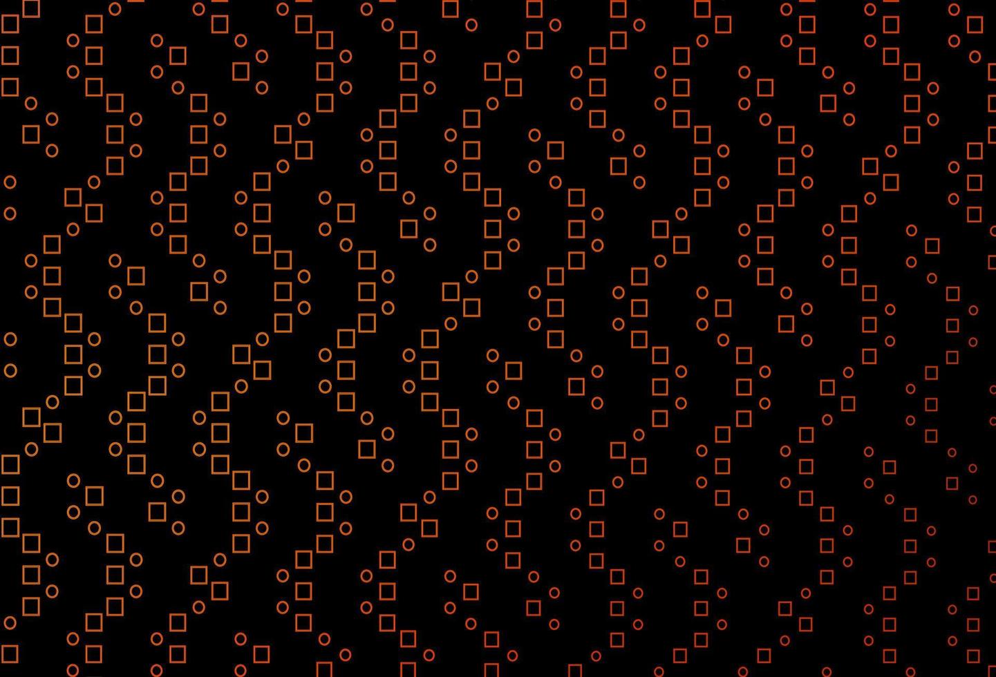 Dark Orange vector pattern with crystals, rectangles.