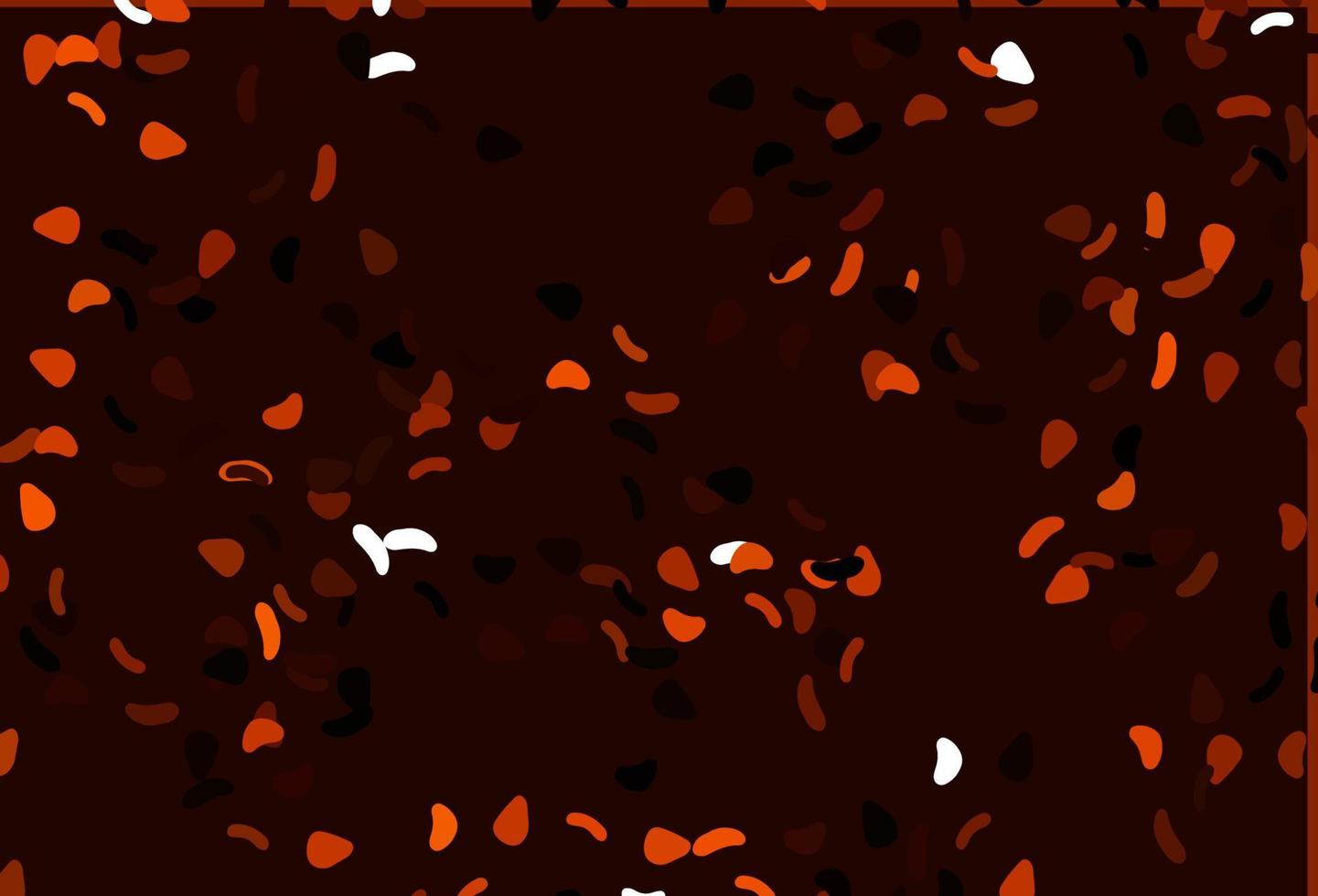 Light Orange vector backdrop with abstract shapes.