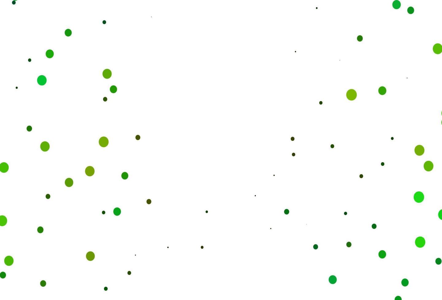 Light Green, Yellow vector pattern with spheres.