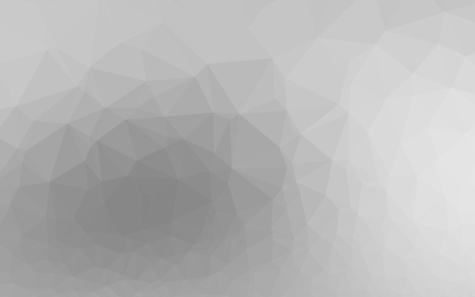 Light Silver, Gray vector polygon abstract layout.