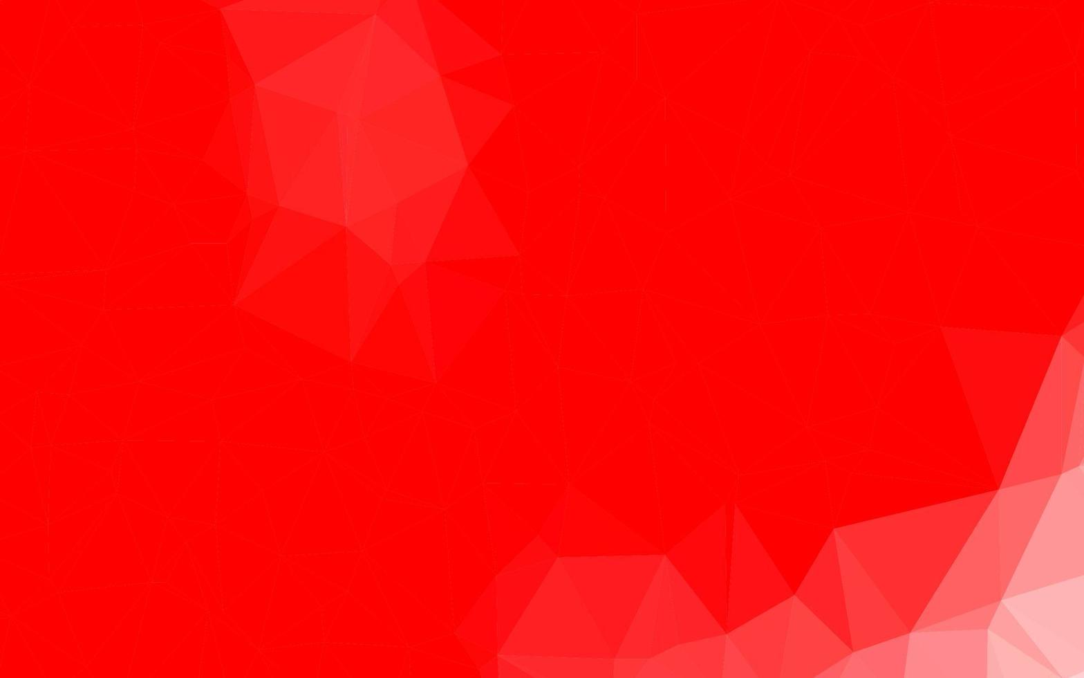 Light Red vector shining triangular template.