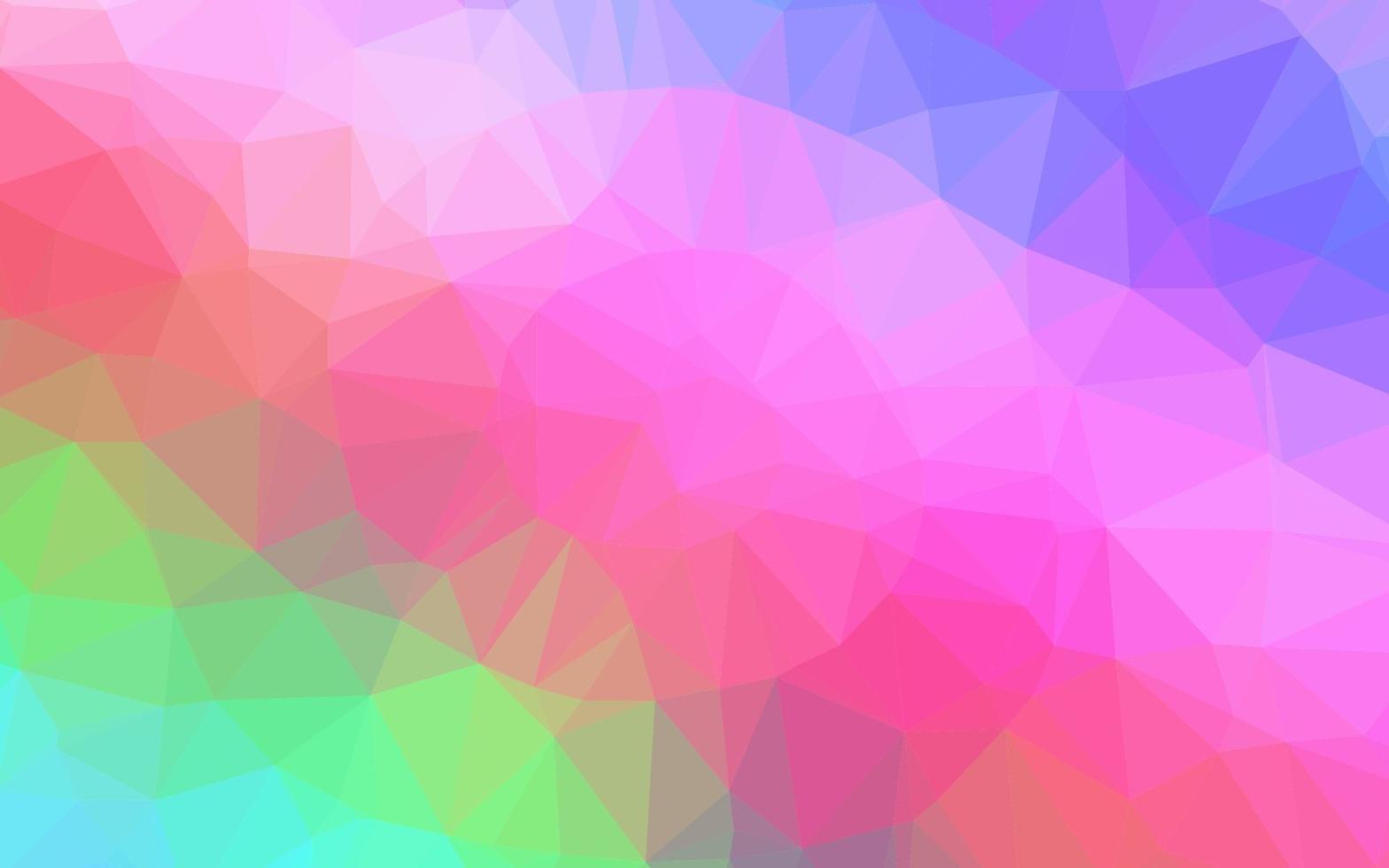 luz multicolor, vector de arco iris brillante fondo triangular.