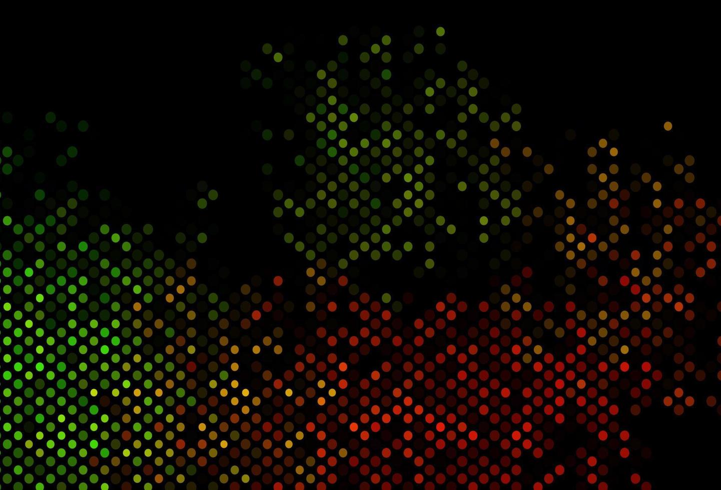 Dark Green, Red vector template with circles.