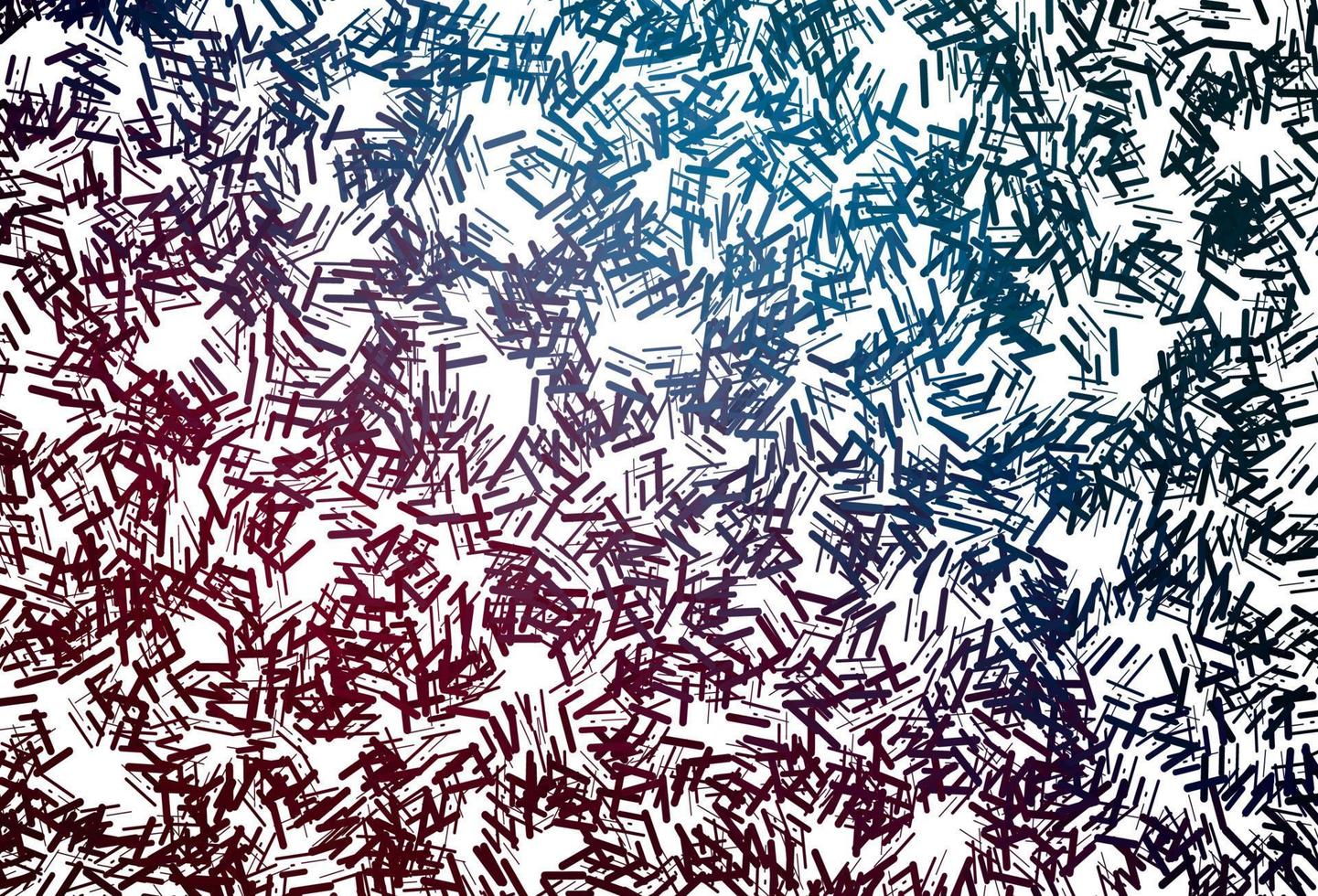 Dark green, red vector texture with colorful lines.