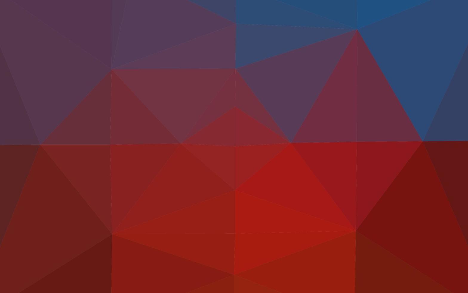 Dark Blue, Red vector abstract polygonal cover.