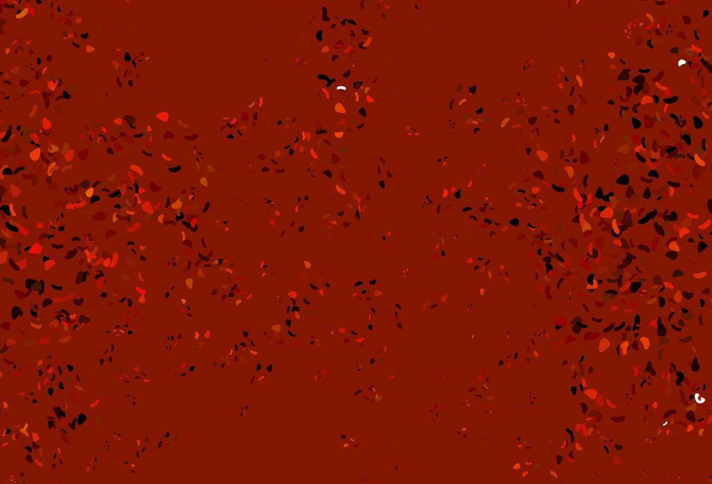 Light Orange vector pattern with chaotic shapes.
